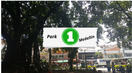 The primer parque is the best park in Medellin. The first park of Laureles.