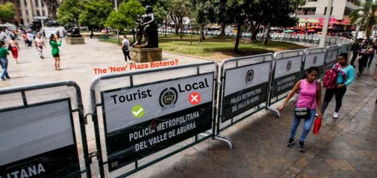 Visit Plaza Botero, safe but segregated?